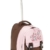 4er SET ELEPHANT FLORA Trolley Schultrolley + Sporttasche + Mäppchen + Regenschutz / Rucksacktrolley / Rosa BRAUN - 