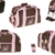 4er SET ELEPHANT FLORA Trolley Schultrolley + Sporttasche + Mäppchen + Regenschutz / Rucksacktrolley / Rosa BRAUN - 