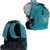 BESTWAY Rucksacktrolley ROLLY Schulrucksack Trolley Rucksack + Regencover 2400 AQUA PAPILLON - 