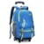 CORLISS Kids Nylon Trolley Schultasche auf Rädern Rollen Rucksack Gepäckschulbuchtasche(FBA) (#02 Hellblau) -