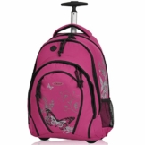 FABRIZIO Schultrolley Papillon Butterfly 33 Liter Azalea Pink -