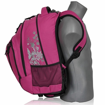 FABRIZIO Schultrolley Papillon Butterfly 33 Liter Azalea Pink - 