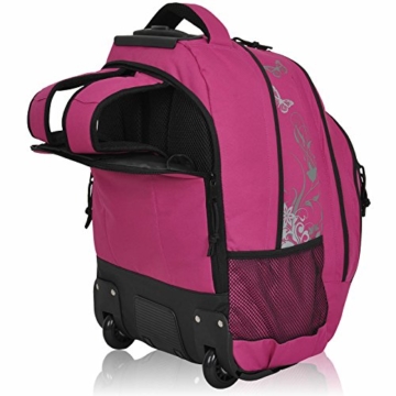 FABRIZIO Schultrolley Papillon Butterfly 33 Liter Azalea Pink - 