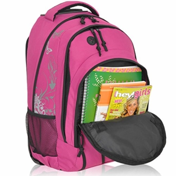 FABRIZIO Schultrolley Papillon Butterfly 33 Liter Azalea Pink - 