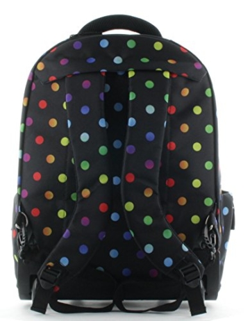 Franky Rucksacktrolley 16 Zoll Laptopfach Stern-Colordots - 