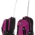MEGA SET Trolley ELEPHANT Schultrolley Schulrucksack Ranzen + Sporttasche + Federmäppchen + Mäppchen + Trinkflasche + Regenschutz Butterfly MAGENTA - 