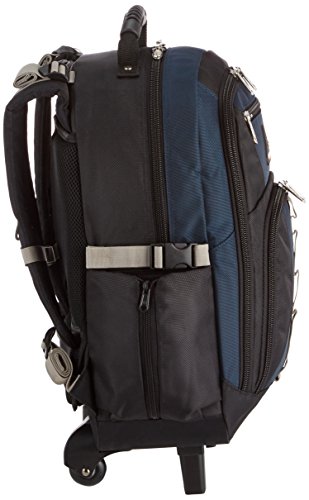 Schultrolley Rucksack Trolley Schulrucksack Ranzen verschiedene Farben (schwarz-blau) - 