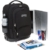 SOUTHWEST Trolley Rucksack SAMMY2 mit Kunststoffboden + Trinkflasche (Schwarz 0100) - 