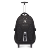 SymbolLife business wheeled backpacks business rucksack mit den Trolleys modern Notebook Laptoptasche Schulrucksack Business Reisetrolley Business Bag 18 zoll, 47*33*22cm, Schwarz -