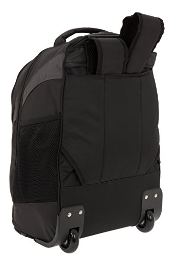 SOUTHWEST Trolley CARRIER XL Laptopfach Rucksack Trolleyrucksack SCHWARZ + Trinkflasche - 