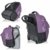 Rucksacktrolley KEANU Schultrolley Rucksack :: 33 Liter, 2 Seiten-Netze, 2 A4 Fächer, Organizer :: Schulranzen Schulrucksack (Lila Butterfly) - 6