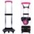 Schultrolleys Mädchen,Coofit Trolley Rucksa Kindertrolley Schultrolley Trolley Rucksack mit Rollen Rucksacktrolley Schulrucksack Schulranzen Trolley Tasche (Schwarz mit Blau) (Schwarz mit Rose) - 7