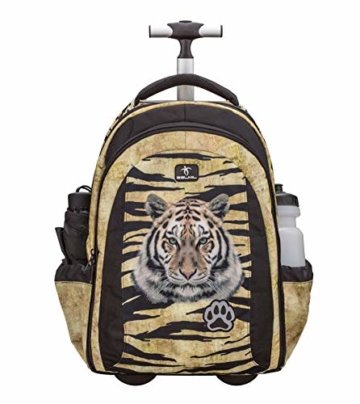Belmil Schultrolley Trolley Rucksack Schulranzen mit Rollen Jungen/Fußball, Football/Blau (338-45 Football Club) - 3