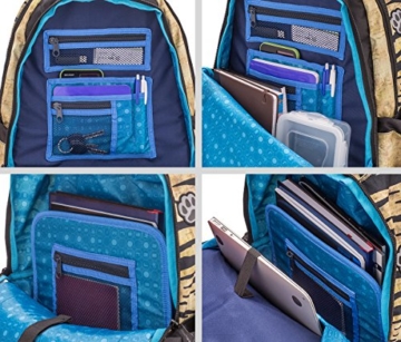 Belmil Schultrolley Trolley Rucksack Schulranzen mit Rollen Jungen/Fußball, Football/Blau (338-45 Football Club) - 4