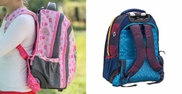 Belmil Schultrolley Trolley Rucksack Schulranzen mit Rollen Jungen/Fußball, Football/Blau (338-45 Football Club) - 7